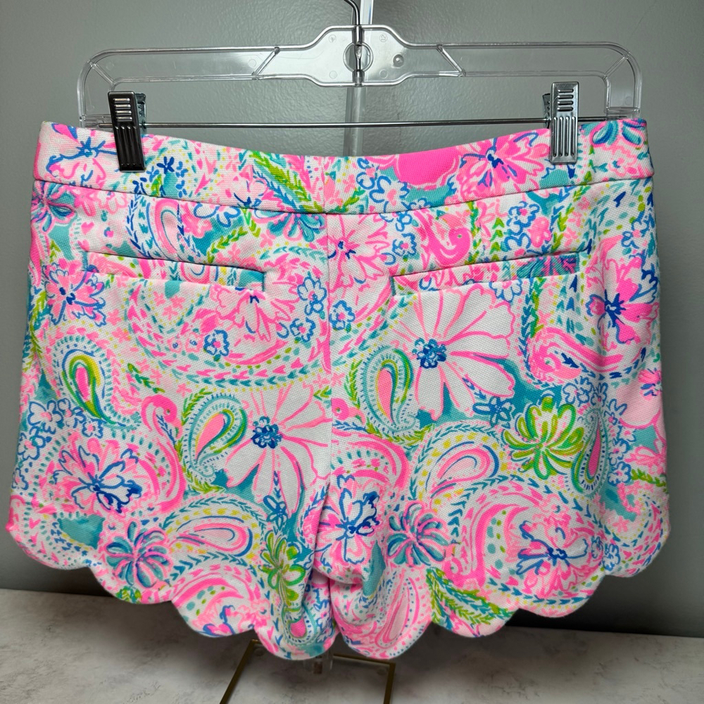 NWT Lilly Pulitzer Buttercup Knit Shorts Size 4 Flock Full of Fun - Picture 3 of 9